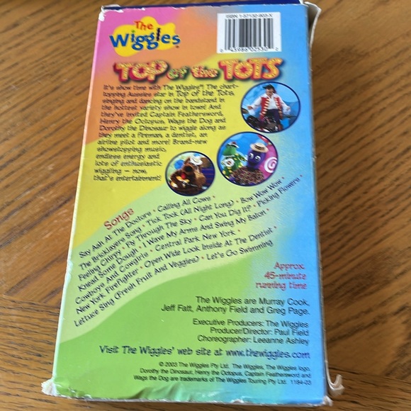 The Wiggles Top of the Tots VHS - Picture 2 of 5